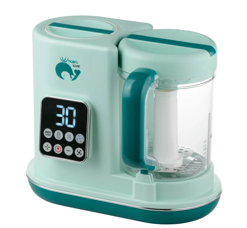 multifunctional digital display finger touch control baby steamer and food processor blender