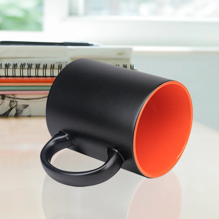 Custom print photo on bottom of mug make your own heat changing magic printing process low price best service