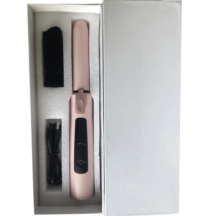 Electric Ceramic Hair Curler Rechargeable Curling Iron Roller Curls Wand Waver Fashion Styling Tools
