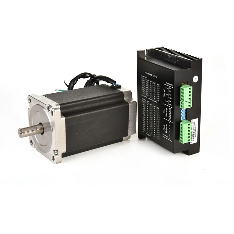 Китай cnc шаговый двигатель производство nema 34 с драйвером 12n.m