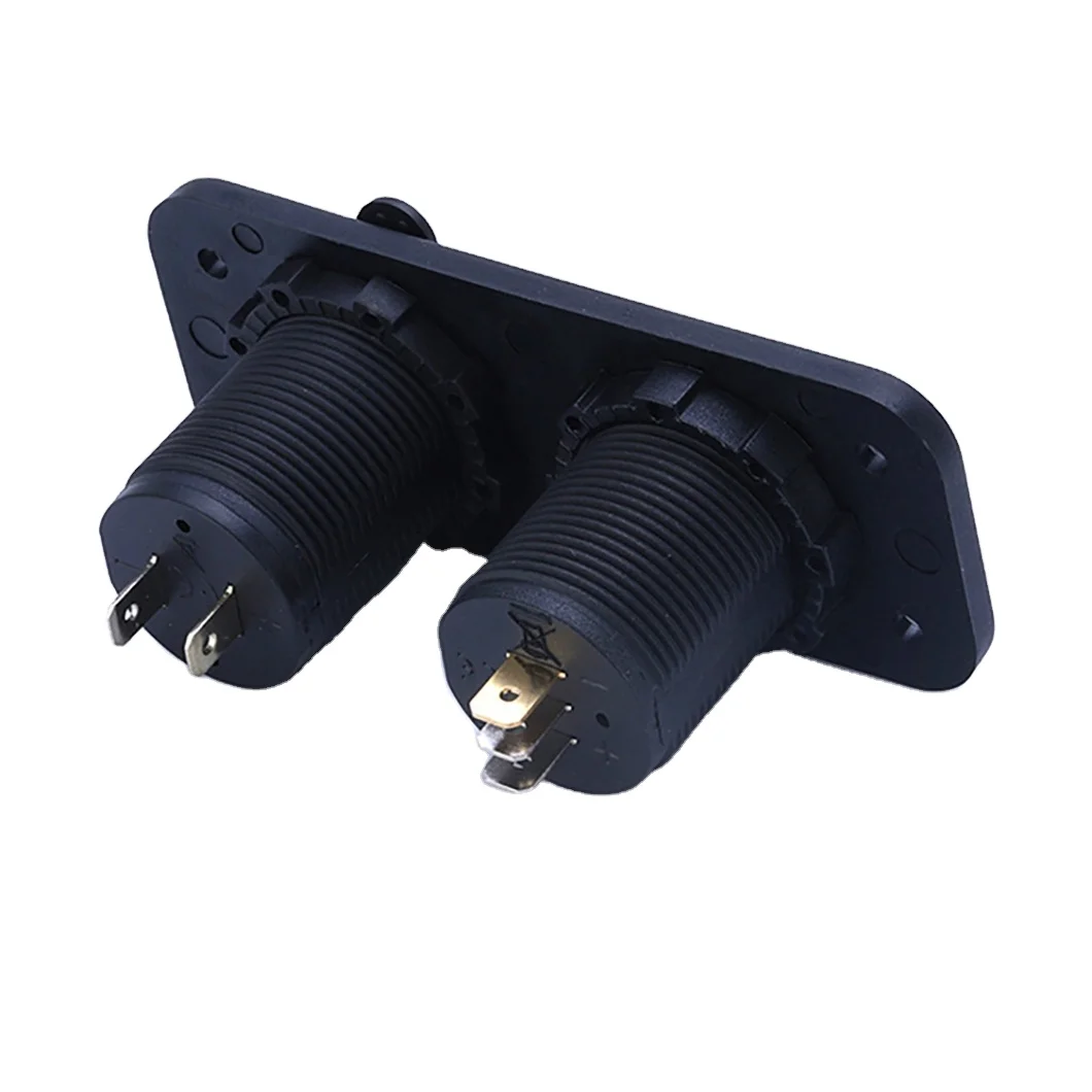 WELFNOBL high-quality 5V 3.1A original multi-color LED new wireless voltmeter 12V dual USB port car charger socket