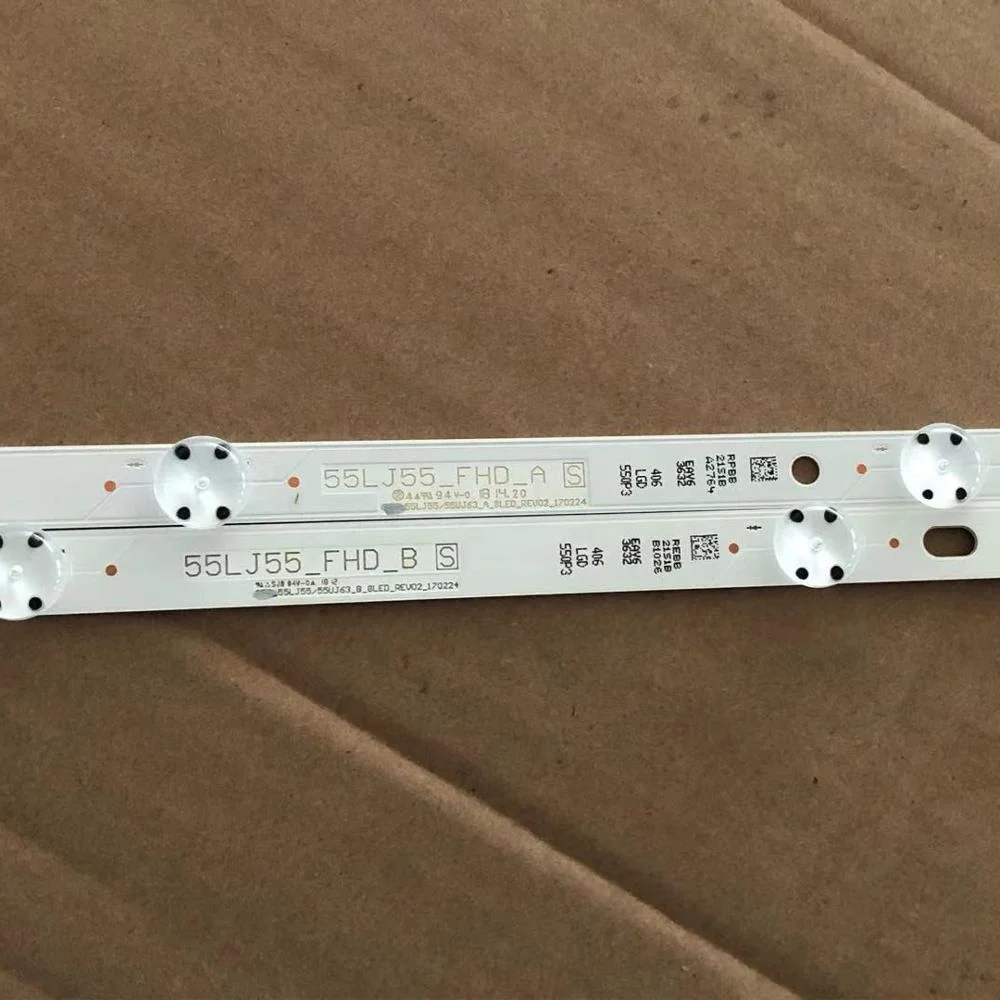 LED TV backlight for LG 55UJ 4+4leds 2bars per pair LED TV backlight tv repair LG55UJ LG55LJ LG Samsung