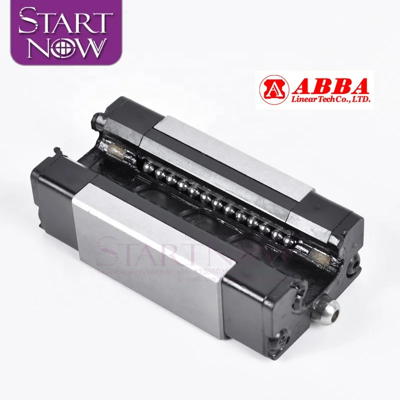 ABBA BRC15U0 BRC20U0 Slider Block Linear Rail Guide Bearing Original Taiwan for CNC Router Laser Machine Woodwork Lathe 3D Print