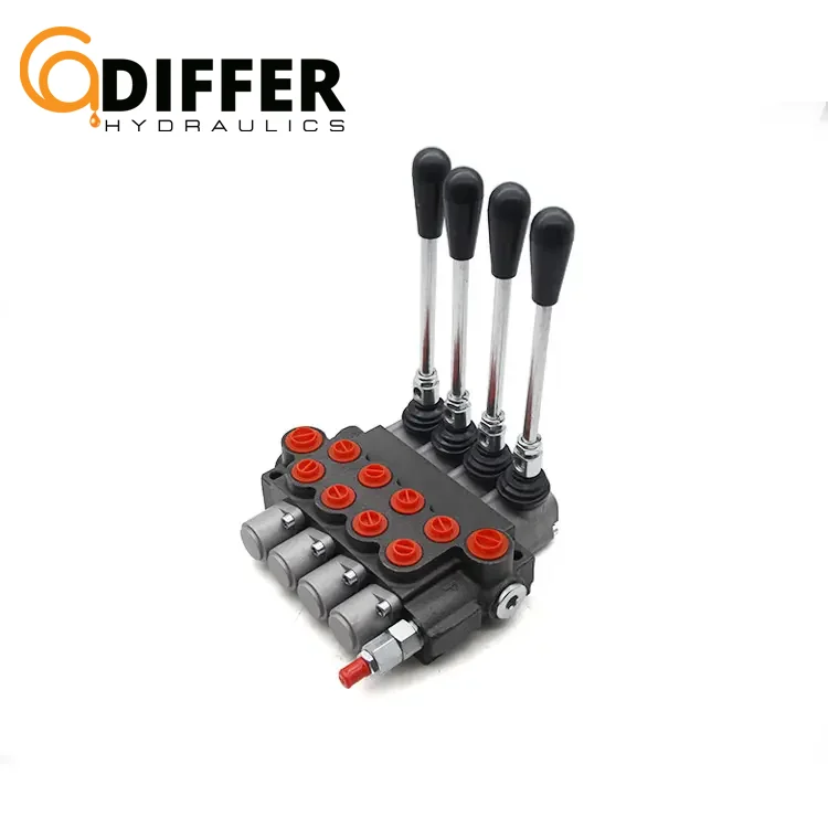 DI-FONG hydraulic monoblock valve sectional valve for mobile application Joystick for tractor excavator