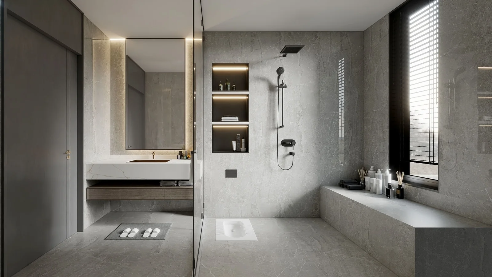 Chinese sink mirror design bathroom vanity with sink 30 48 inch mdf cabinet  standing vanity