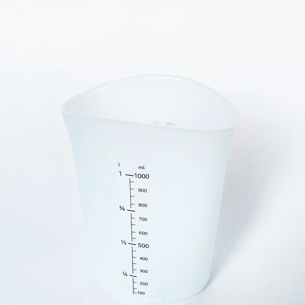 BPA Free Kitchen Baking Tool Measuring Tool Liquid Scale 1000 ml Silicone Measuring Cup kitchen accessories measuring cup set