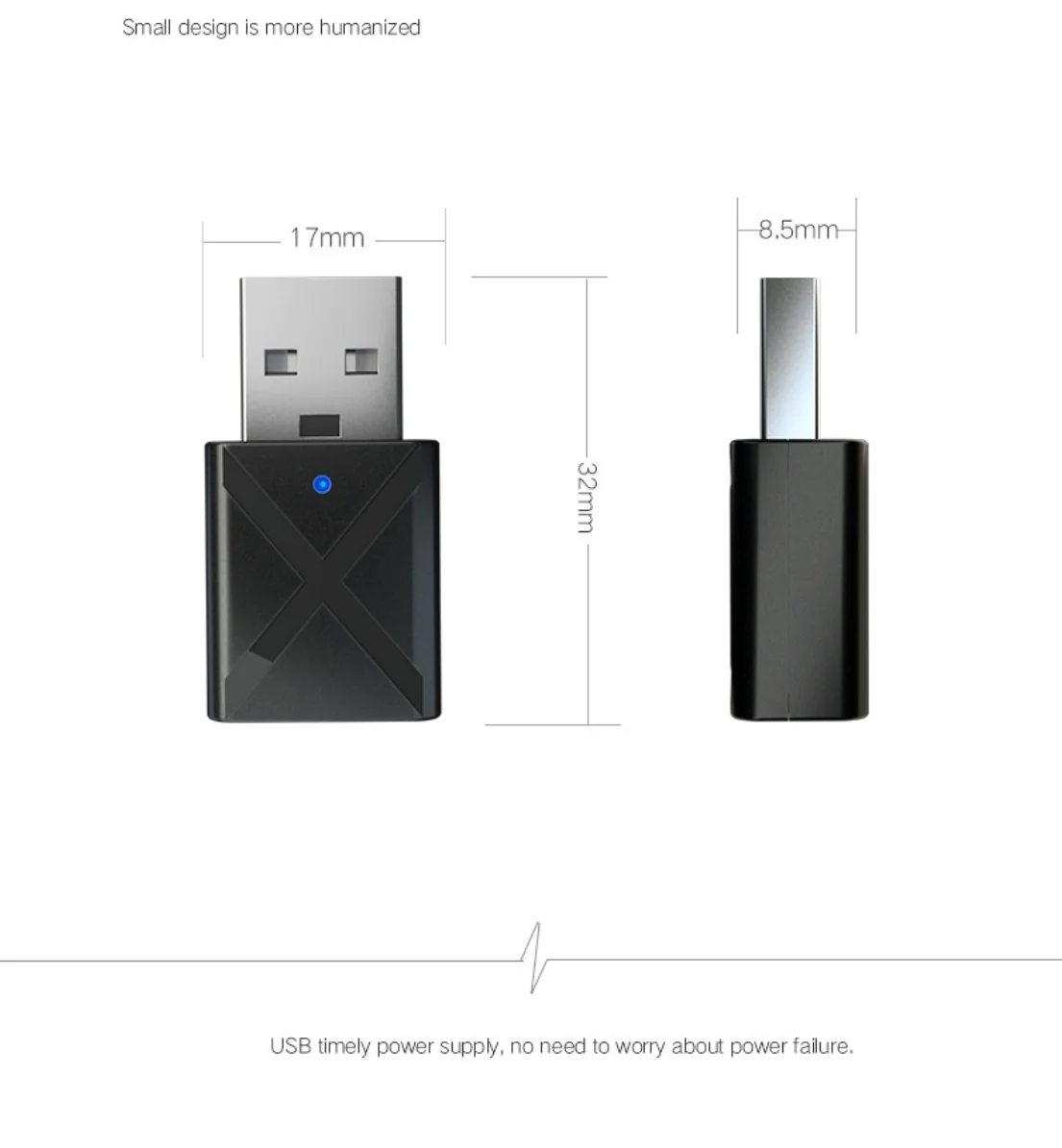  Аудио приемник Blue tooth 5 0 передатчик мини стерео синий зуб AUX RCA USB разъем 3 мм для ТВ ПК автомобильный комплект беспроводной