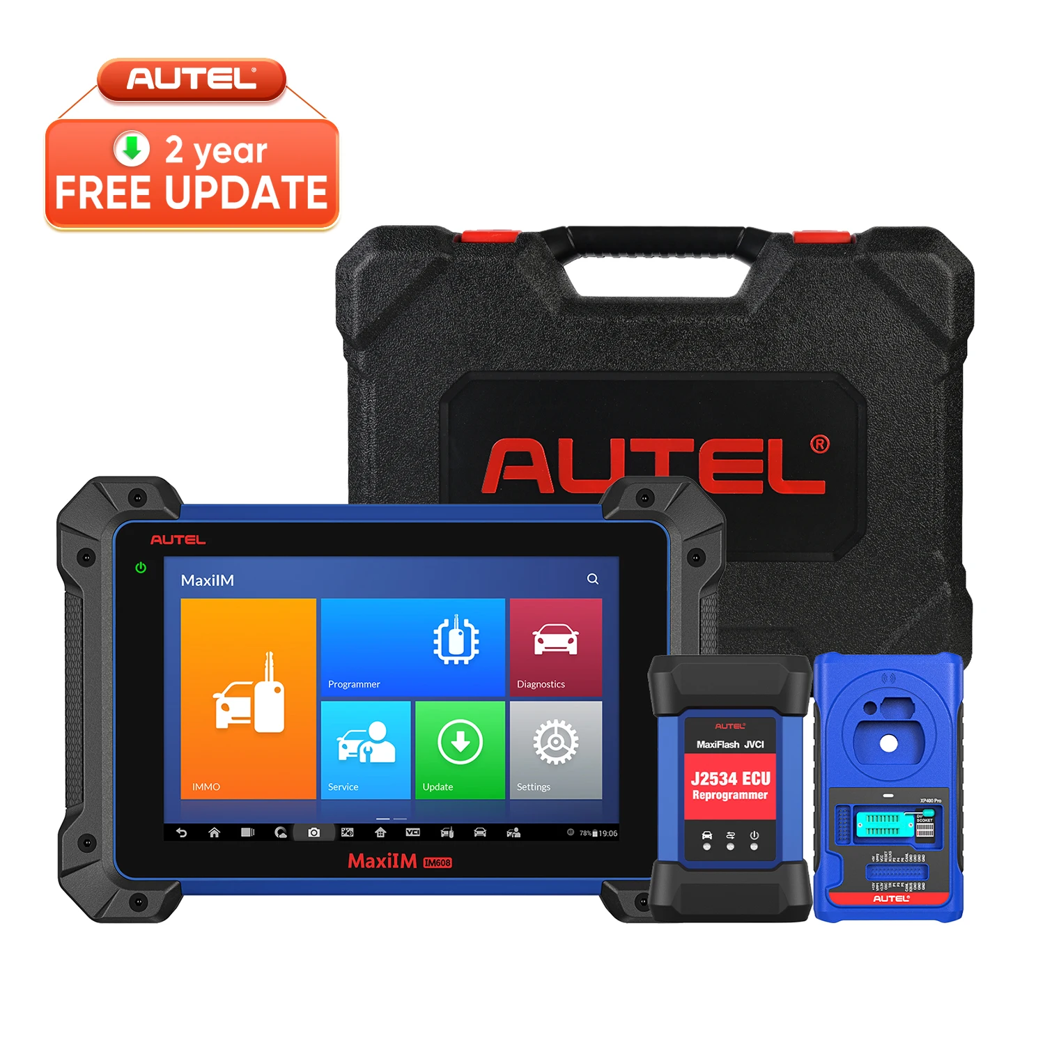Программатор автомобильных ключей Autel MaxiIM IM608 Pro XP400 pro диагностические инструменты программирование ECU автомобильный диагностический сканер алтарь im608