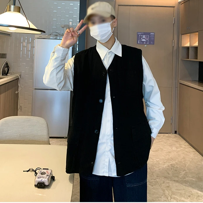 Fashion Fishing Vest Oversize Multi-pocket Outdoor Waistcoat for Men