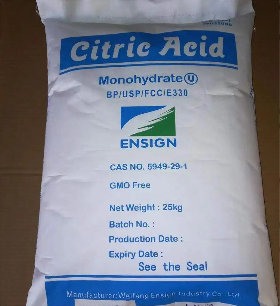 TTCA Brand Citric Acid Monohydrate / Anhydrous Acidity Regulator Citric Acid