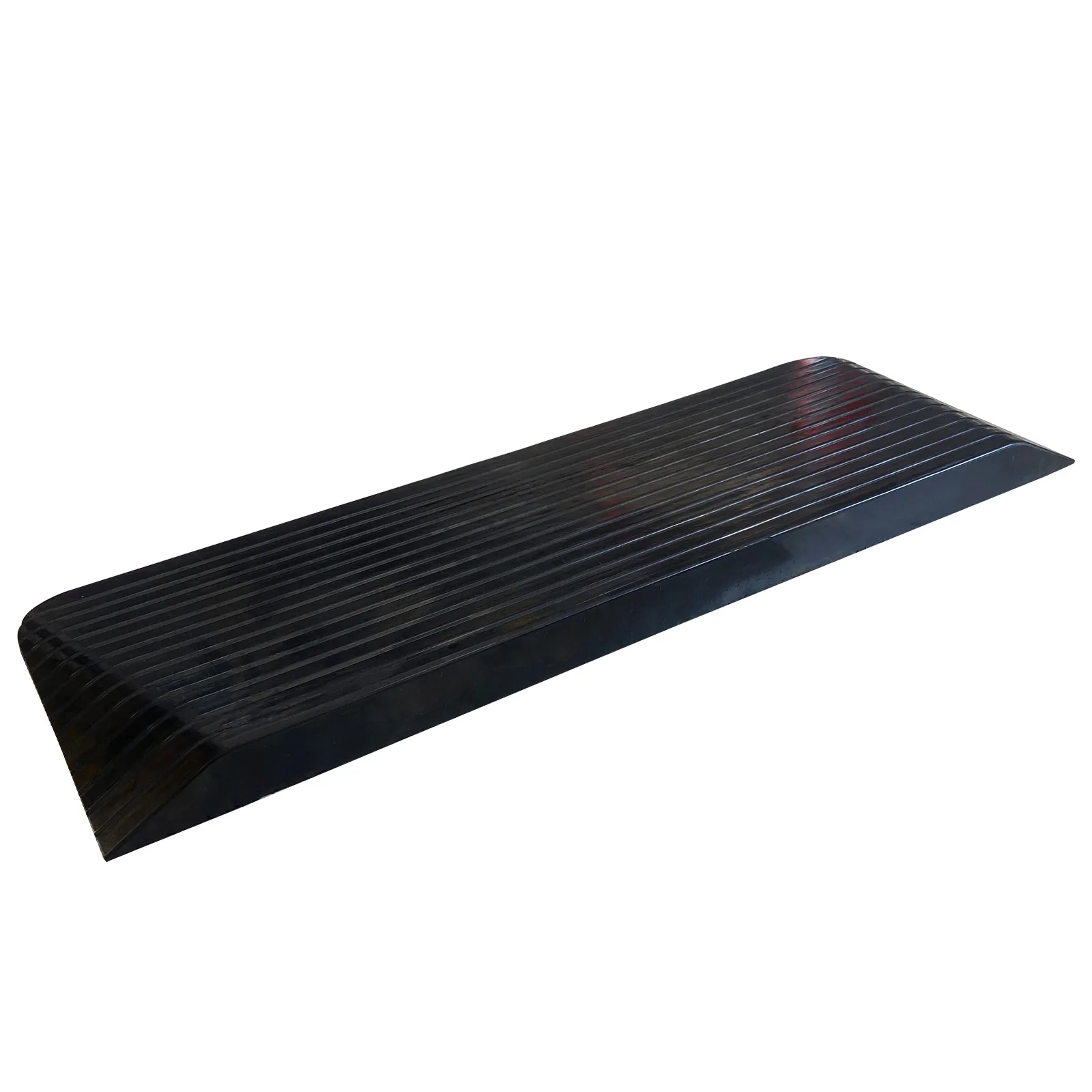 Solid 2.5 inch  Rubber Curb Ramp  Threshold Ramp Wheelchair