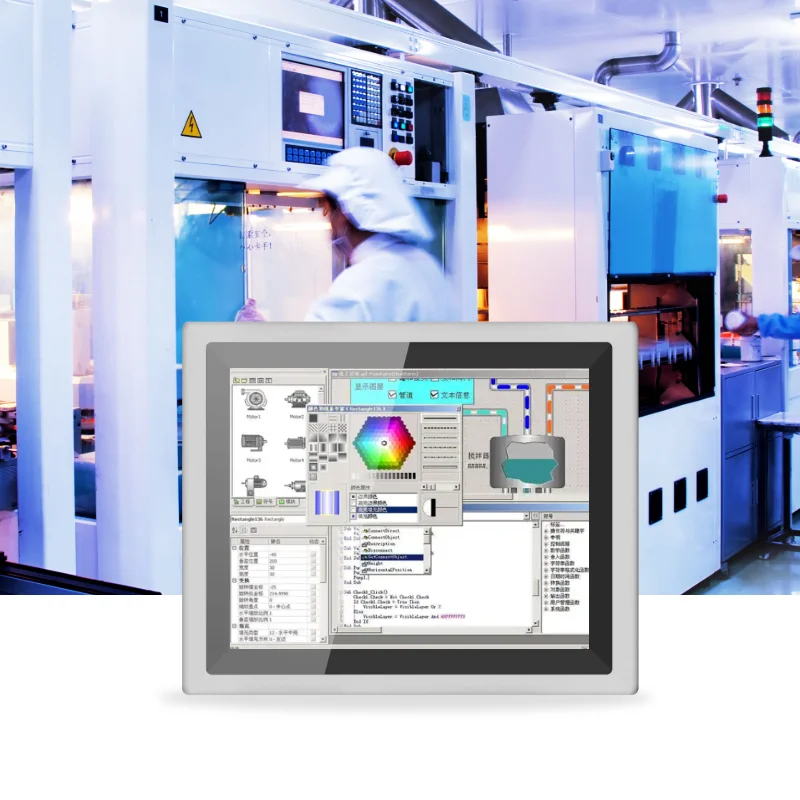 OEM PTC12W business ip65 Keyboard 2.4GHz capacitive screen usb 12 Months software Solutions 12.1 Inch Panel Pc Industrial Termin