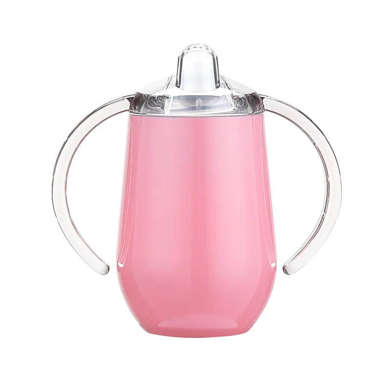 High Quality 10oz BPA Free 18/8 Double-layer vacuum insulation Stainless Steel Baby Sippy Cup