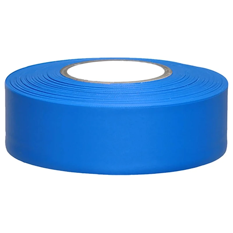 Anti-Static PVC caution 1inch 1'*50m 70um 80um 90um 100um blue fluorescent flagging field marking tapes