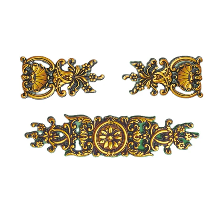 Banruo Цена по прейскуранту завода-изготовителя Золотой декоративный потолочный шпон с отверстиями декоративная отделка аксессуары для украшения дома