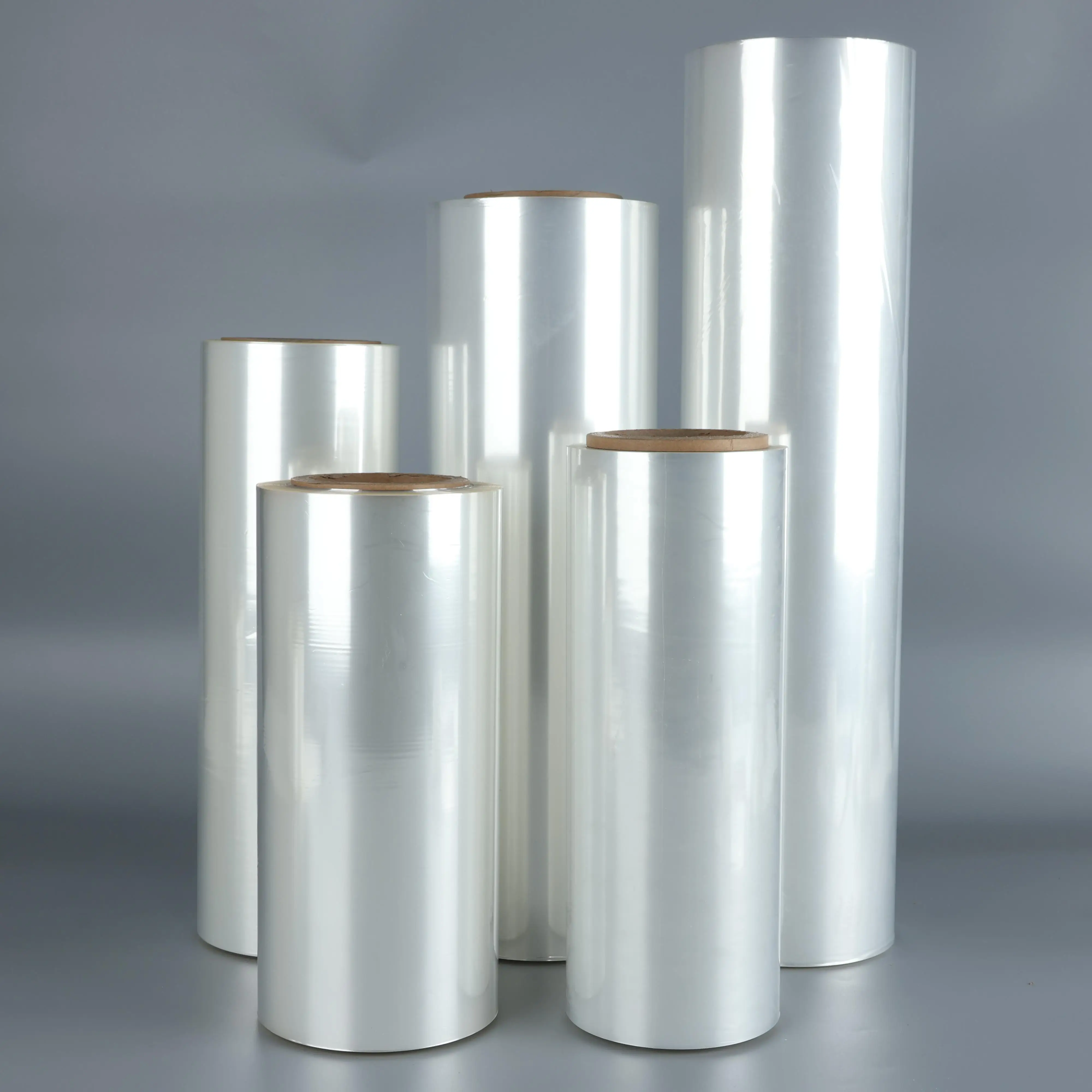 12 Micron High Quality Transparent Cross linekd film with perforation POF Polyolefin plastic stretch heat Shrink Film