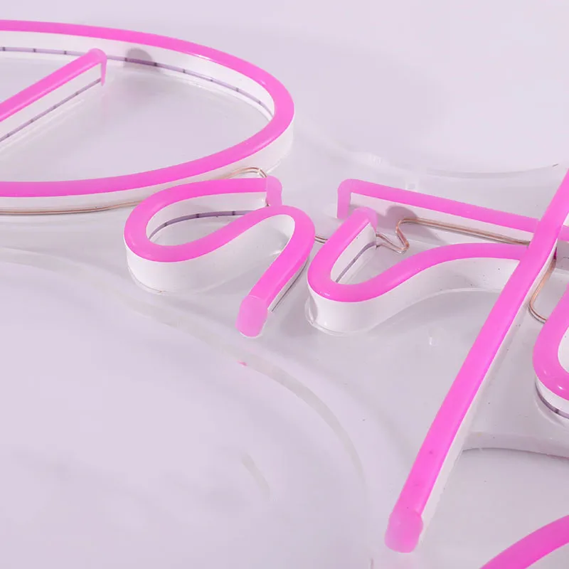 GIGO wholesale Led Advertising Open Neon Sign Custom Flex Diy Neon Light Signs Custom Neon Sign For Wedding Bar Party Decoration