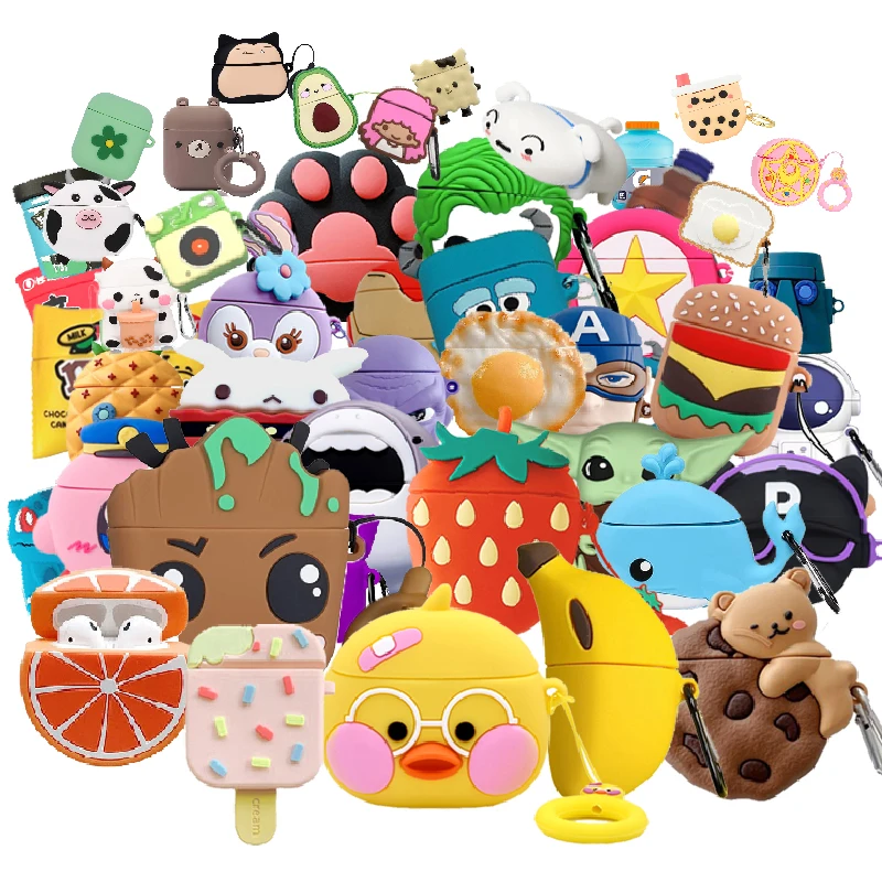 1000+ design for AirPod Pro Earphone Case Cover, Silicone Cover Earphone Case for Apple Air Pods pro 3 Case