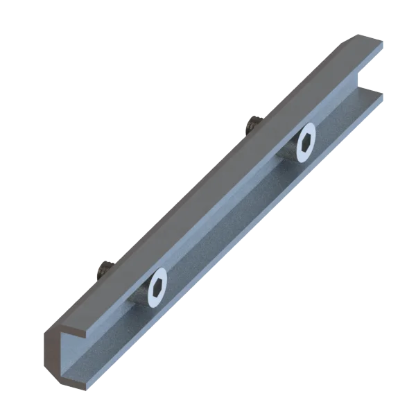 Монтажный Анодированный Алюминиевый рельс для солнечной панели на крыше