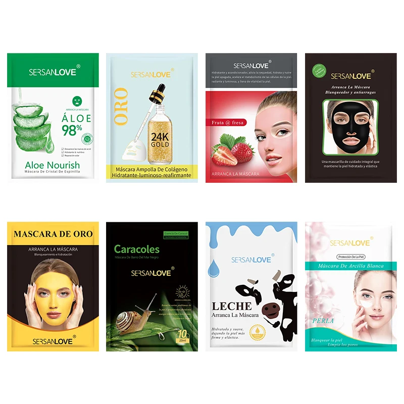 SERSANLOVE Milk Peel-off Mask Hydrating Whitening Remove Blackhead Mask Bamboo Charcoal Black Peel-off Mask