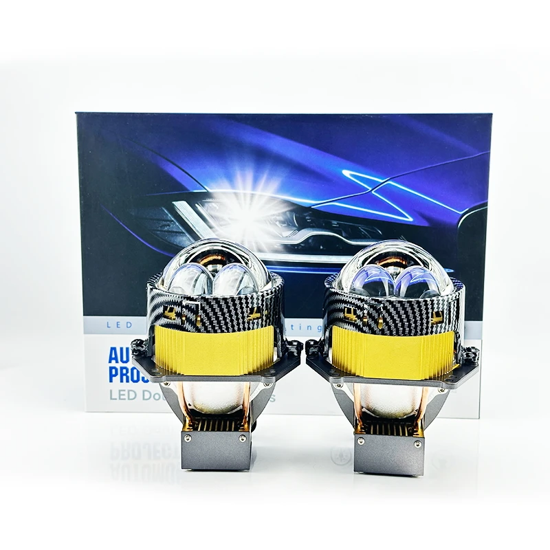 3.0' Bi-Led Projector Laser LED Headlight DRL 6000k White Running Light & Fog Lights Canbus Compatible Model M3