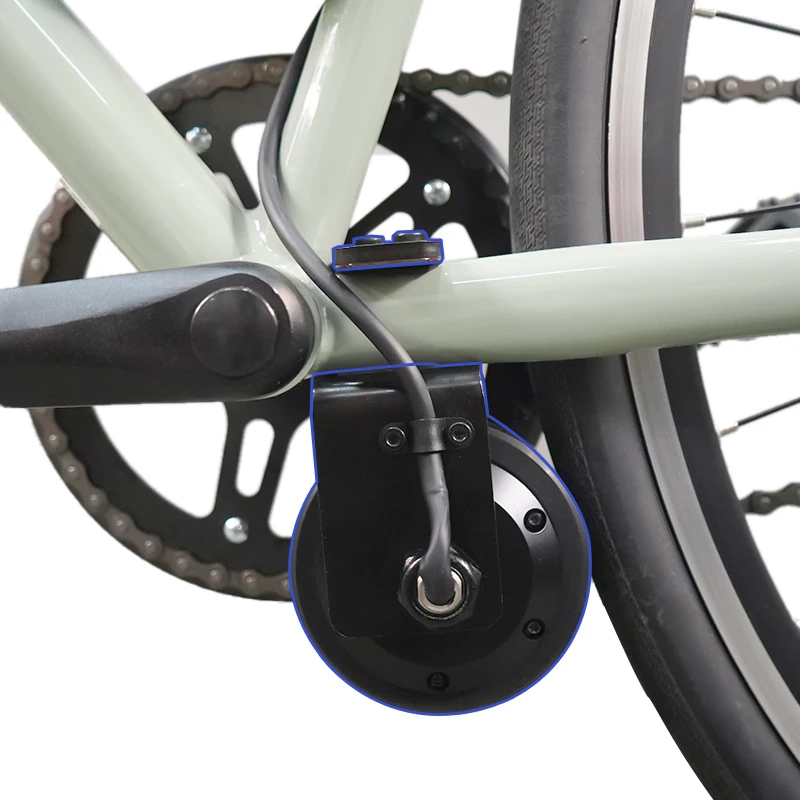 2025 New Friction Drive 250 Watt Electric Motor Wheel E Bike Conversion Kit with Lithium Battery For Bicycle
