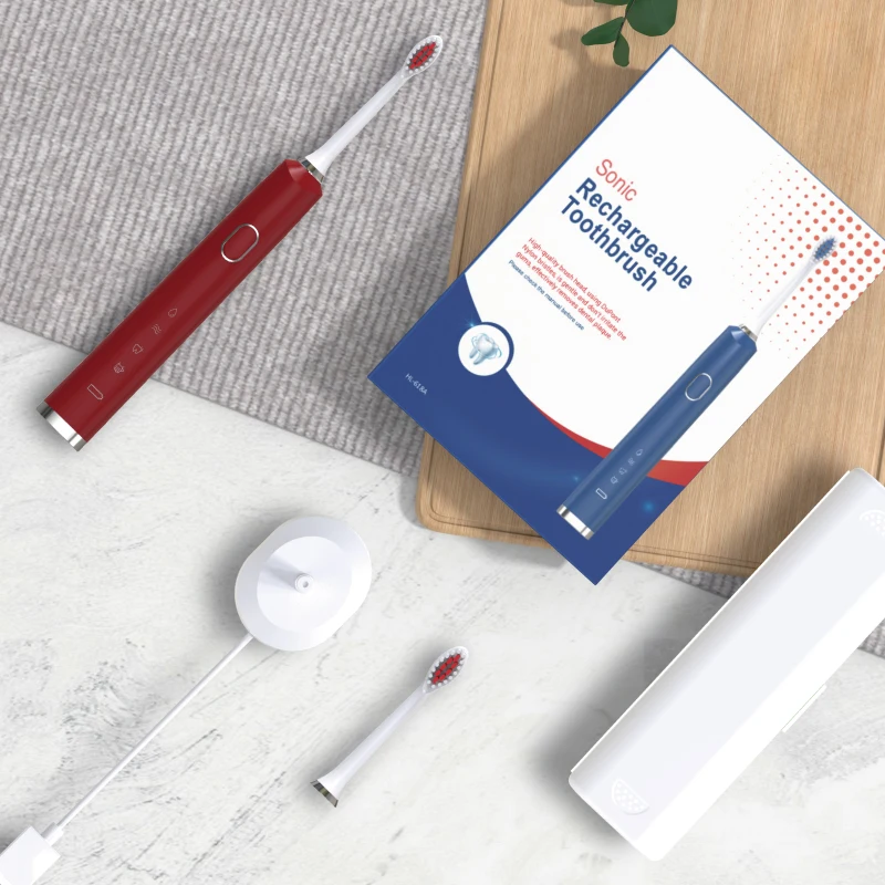 Oral care appliances Rechargeable Sonic Electric Toothbrush electric toothbrush with smart pressure sensor