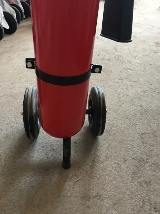 Howdy economic price trolley 25kg carbon dioxide co2 fire extinguisher for sale