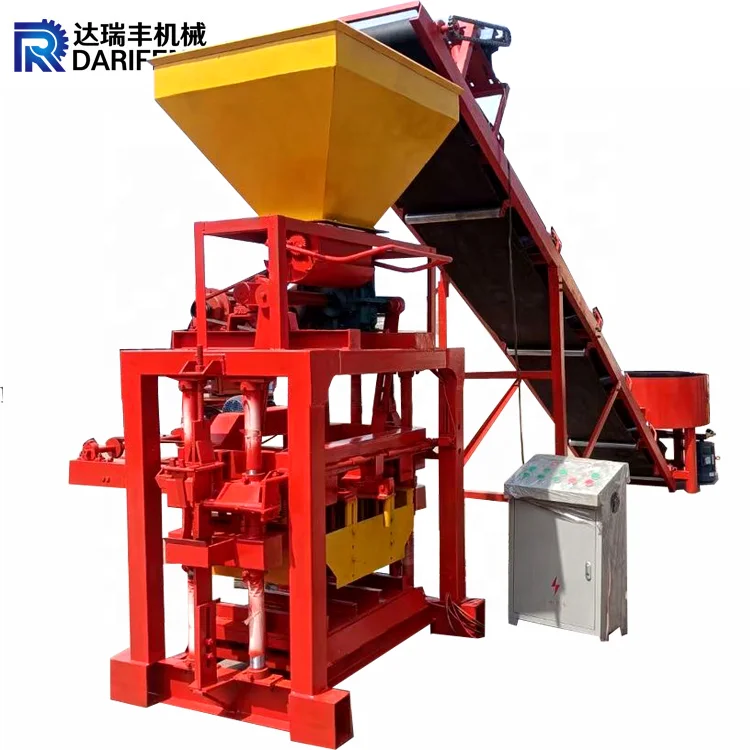 low cost Simple and Easy to Operate for Production solid hollow manual road block making machine 4-35a brick making machine