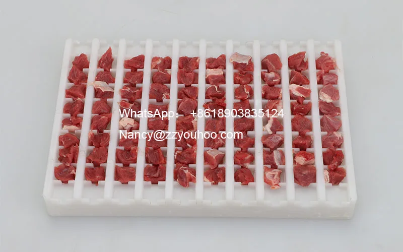 food processing turki kebab maker machine manual skewer bbq machine making meat skewer
