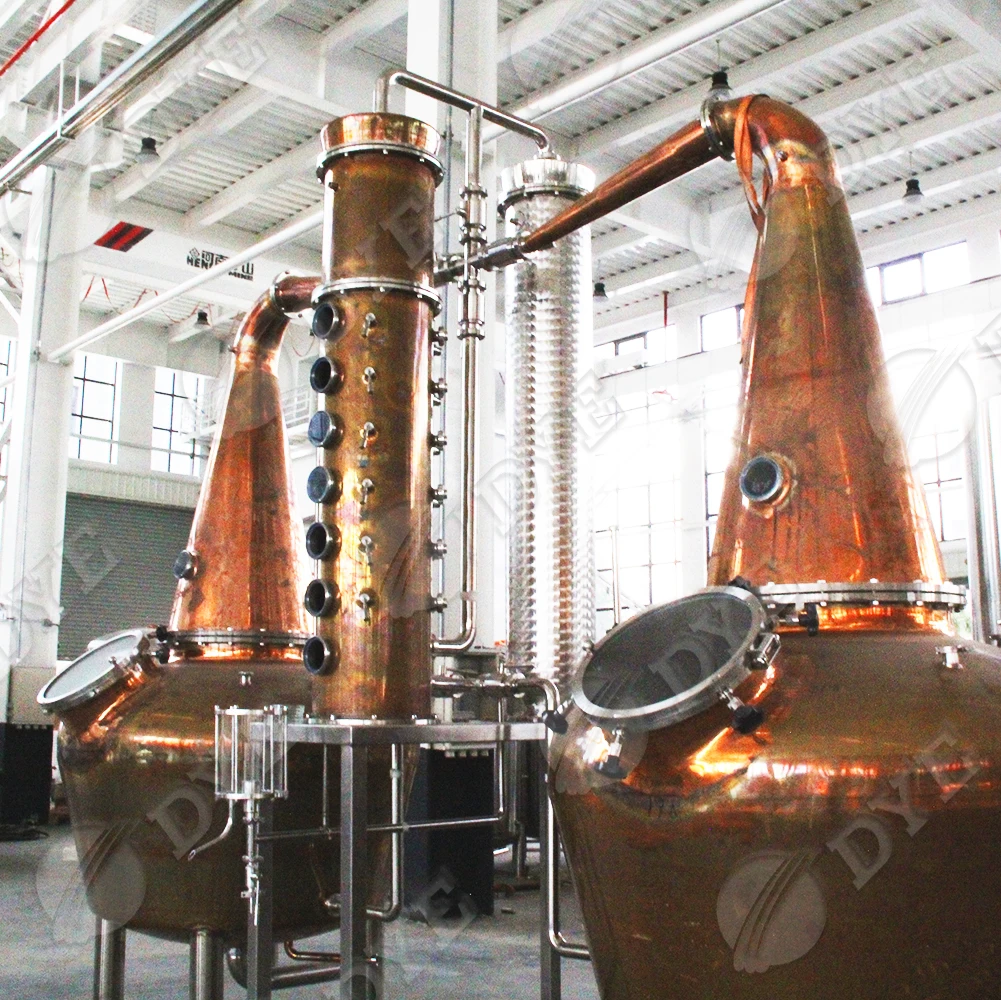 DYE distillery equipment distilled whiskey production line alcohol distiller