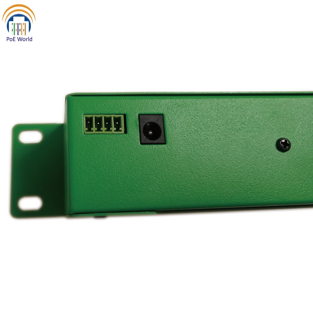 GAT-16-1U IEEE802.3at Ethernet Connector 16 Port Active PoE Injector for High Powered Devices like Cisco WiFi APs