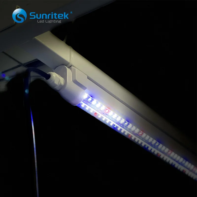 18W T8 vertical farming linear lamp IP65 waterproof clone led grow light tube for indoor veg
