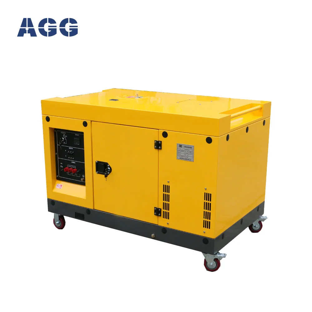 AGG 10kw 12kw 15kw super silent three phase diesel generator