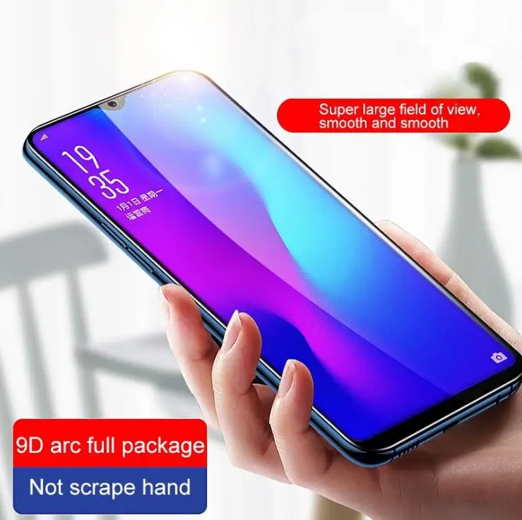 9D Tempered Glass Screen Protector Film For OPPO A54 A95 A16 Reno 7 6 5 K9 Pro Realme 7i 6i Narzo 30 Pro 10 ACE 2 Realme 8 Pro