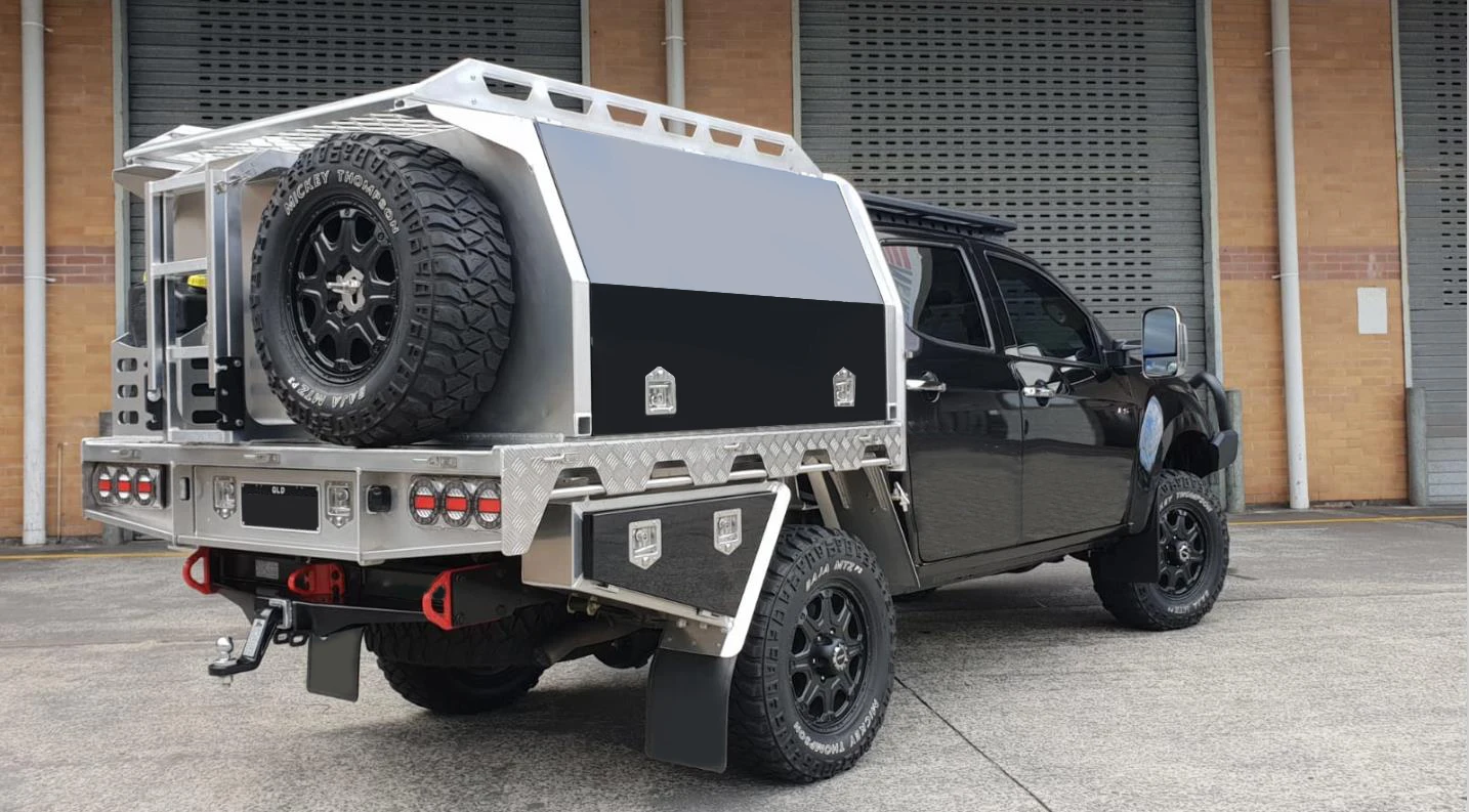 Ecocampor Aluminum Metal 4x4 Ute Canopy Manufacturers