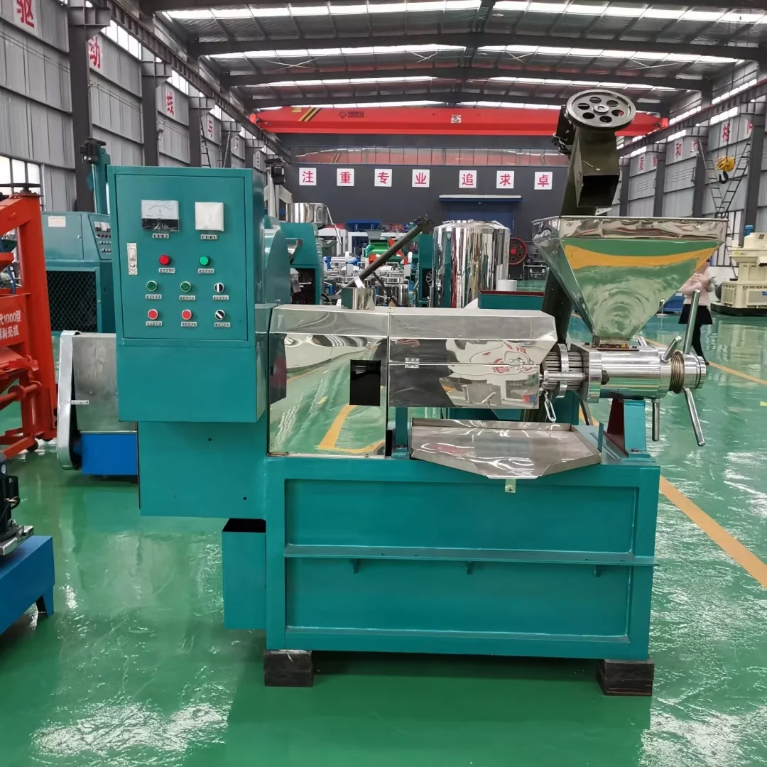 Cold & Hot Pressing Machine Type and ALL Usage Oil Processing Machine 6yl-120 groundnut rapeseed oil press screw machine