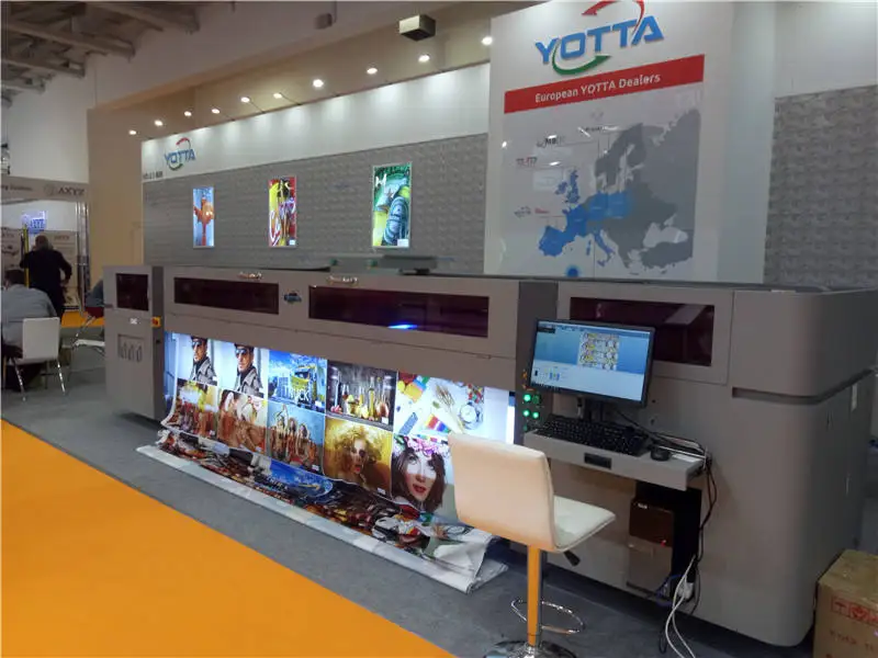 Yotta H3200 3 2 м Гибридный Ультрафиолетовый принтер планшетный и рулонный печатный станок