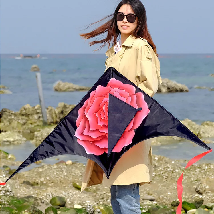Chinese Original Creative Kite Delta Rose Flower Kite 1.6m