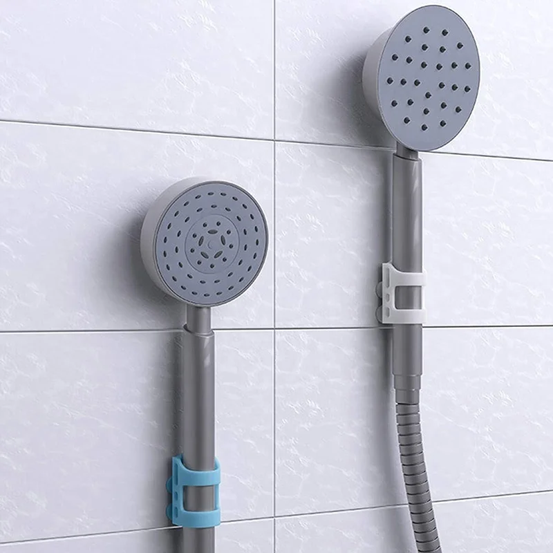 OEM&ODM Adjustable Adhesive Shower Head Holder with Suction Cup Wall Mounted Bracket
