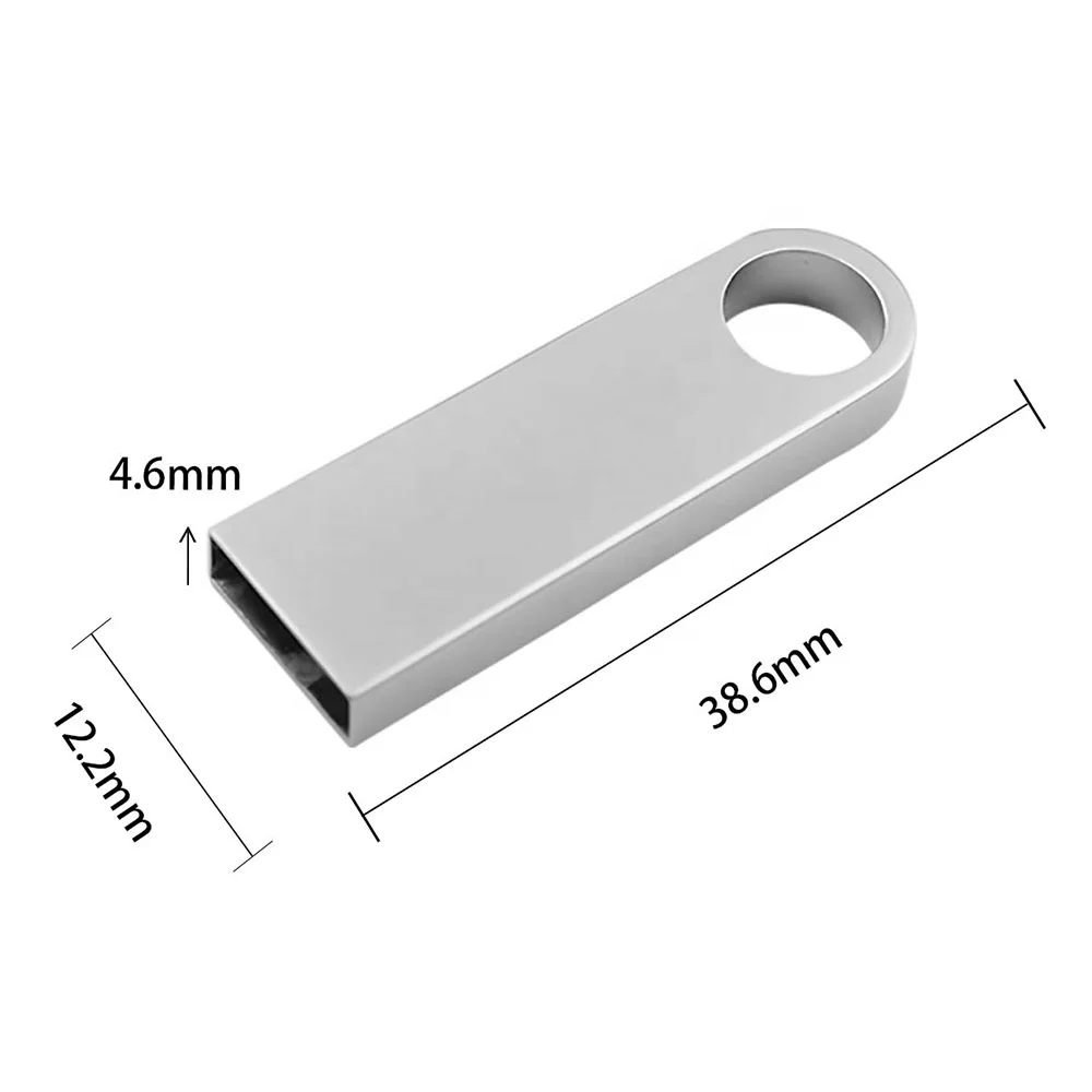  Usb-флеш-накопитель серебристый в металлическом корпусе 1 ГБ 2 4 8 16 32 64