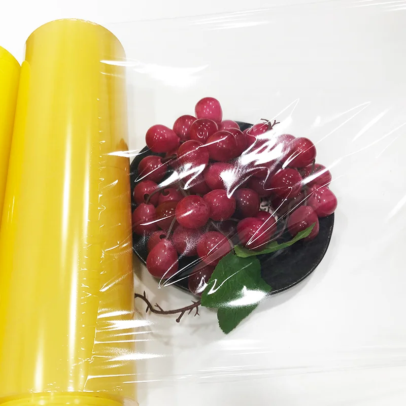 30-45cm*6kg pvc film food grade jumbo rolls for food wrapping