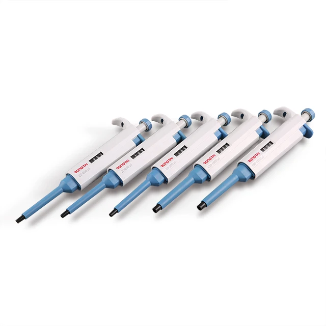 Rongtai 2022 Single Channel Digital Adjustable Transfer Repetitive Pipette 100-1000ul
