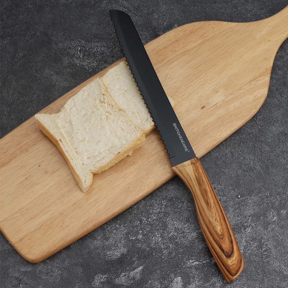 KITCHENCARE PP 8 дюймов зубчатый кухонный нож из нержавеющей стали металлический для хлеба