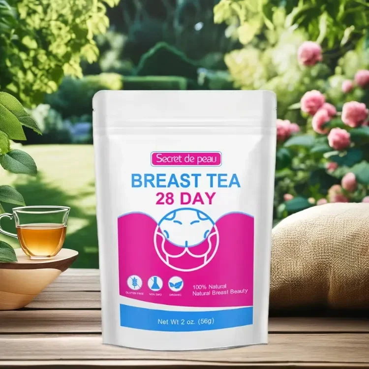 Hot Sale Breast  Tea Contains papaya breast enhancement ingredient in 28 tea bags per pack