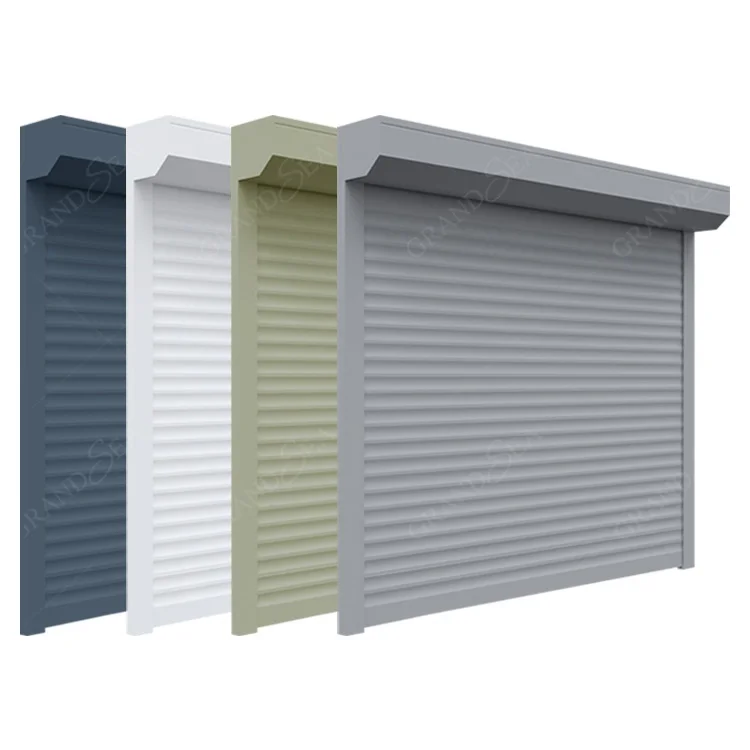 Factory Luxury Villa Modern Blinds Aluminum Smart Automatic Commercial Garage Electric Roller Door
