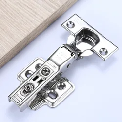 High Quality Kitchen Cabinet Spring Stainless Steel Concealed Folding Self Closing Hinge Hydraulic