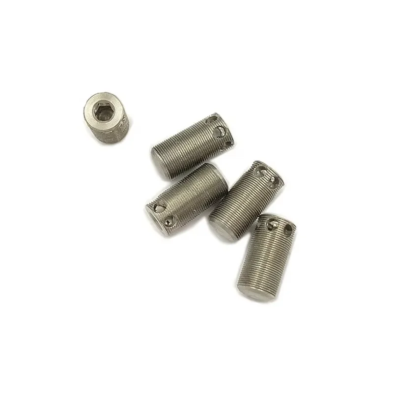 OEM Small Hexagon Socket Head Screw Outer Thread Stainless Steel Brass Aluminium Din Standard Metric Inch Various M2 M8 10mm