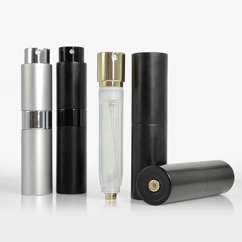 5ml 8ml Aluminium Bottom Refill Bottle Twist Up Refillable Perfume Atomizer