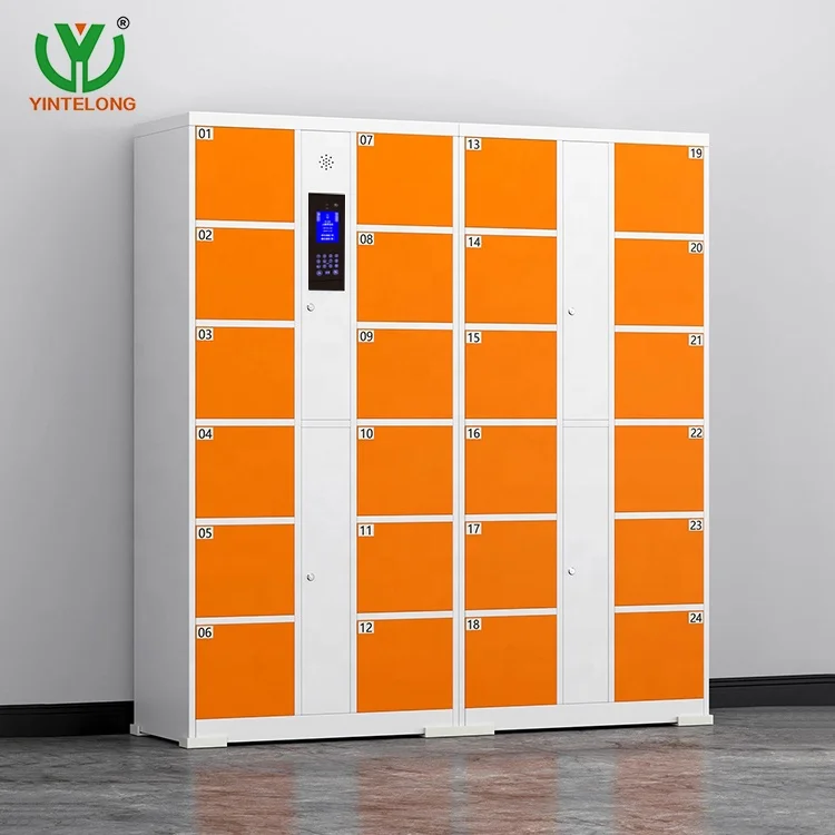 YL Smart Storage Locker Customized size&color Metal Steel Cabinet with Intelligent operating system steel storage cabinet